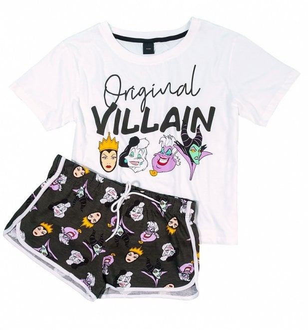 Women's Disney Villains Original Witch Shortie Pajama Set