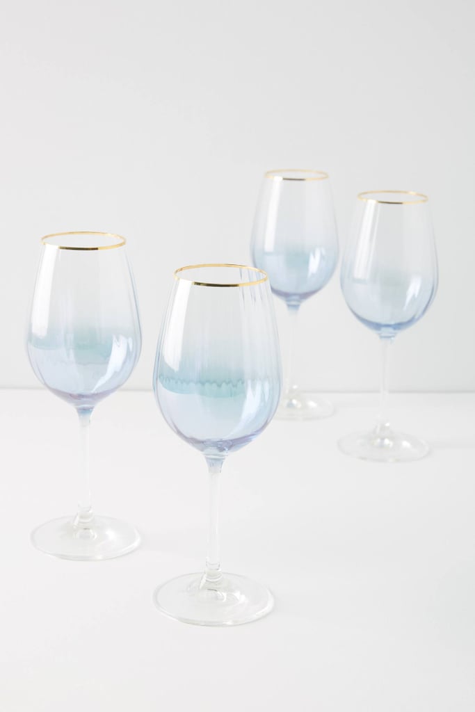 Waterfall Wine Glasses, Set of 4