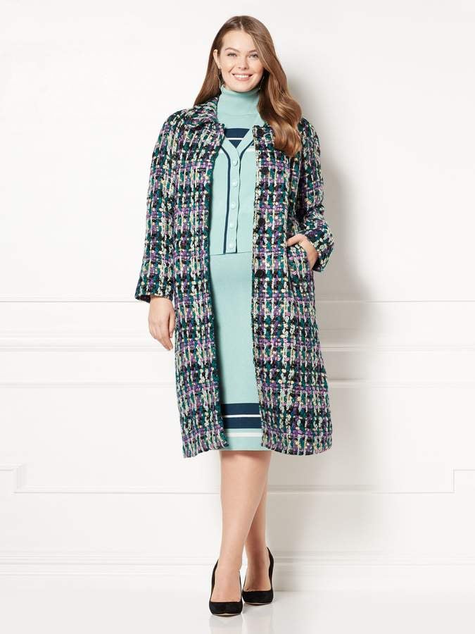 New York & Co. Eva Mendes Collection Jenia Tweed Coat