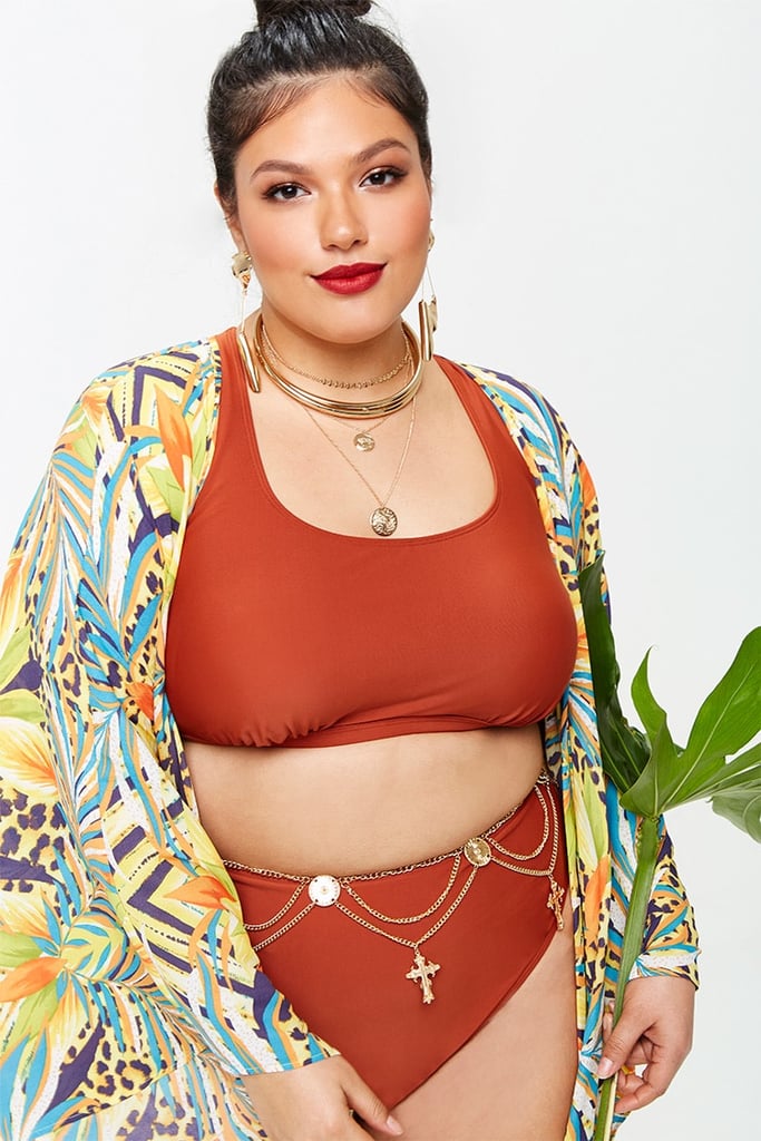 Plus Size Crisscross Bikini Top