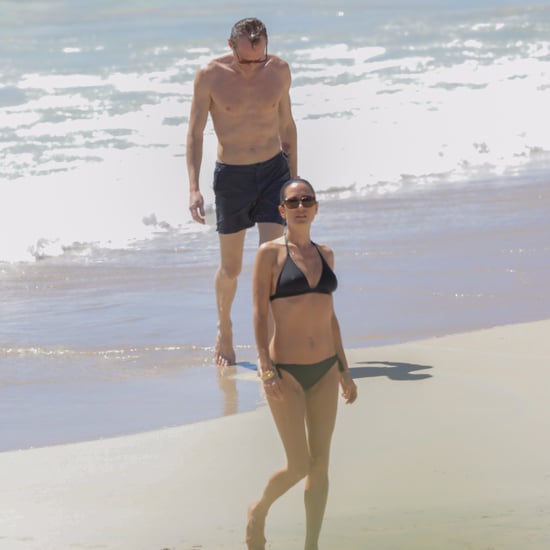 Jennifer Connelly and Paul Bettany in St. Barts Feb. 2017