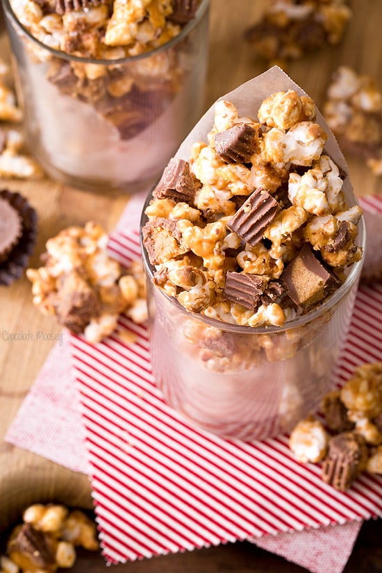 Peanut Butter Cup Popcorn