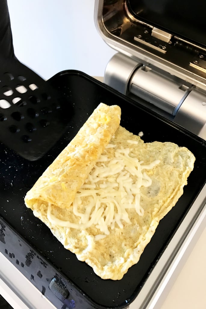 You don't have to worry about flipping an omelet.