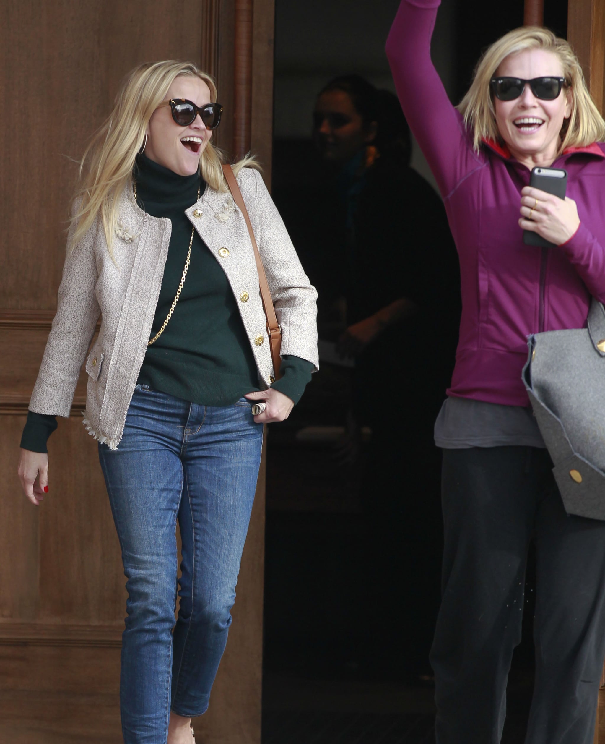 Reese Witherspoon And Chelsea Handler Having Lunch In La Popsugar Celebrity