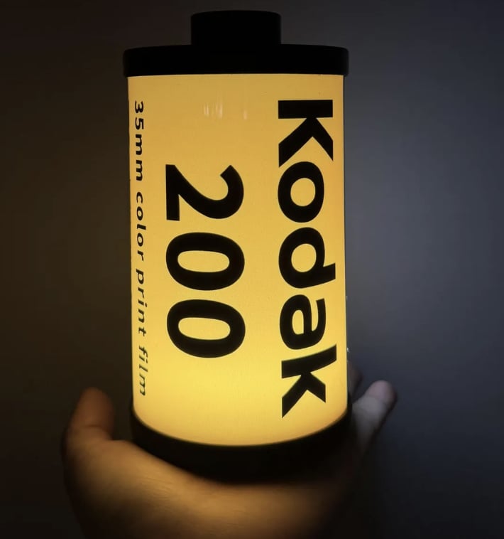 Everlight Works Vintage Kodak 200 Inspired Desktop Lightbox