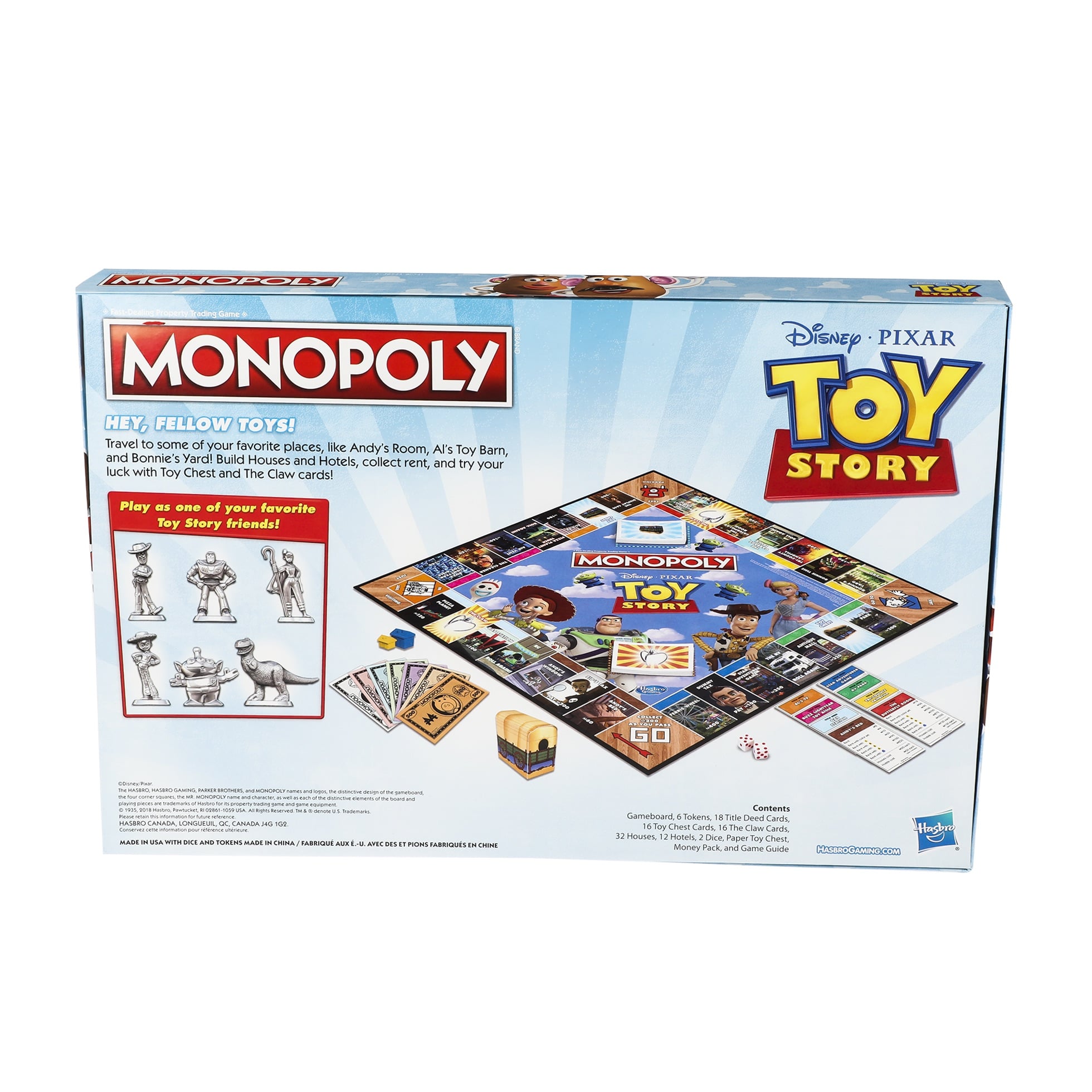 Toy Story Monopoly Board Game POPSUGAR Family
