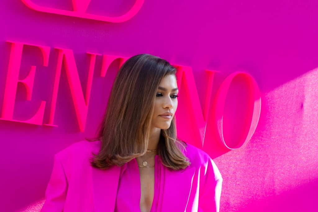 Zendaya Attends Valentino During Paris Fashion Week