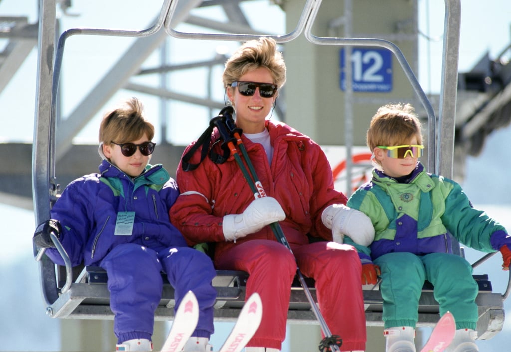 When her and the boys wore a variety of Wayfarers and neon sunnies.