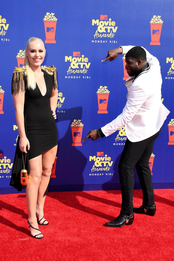 Lindsey Vonn and P.K. Subban at the 2019 MTV Movie and TV Awards