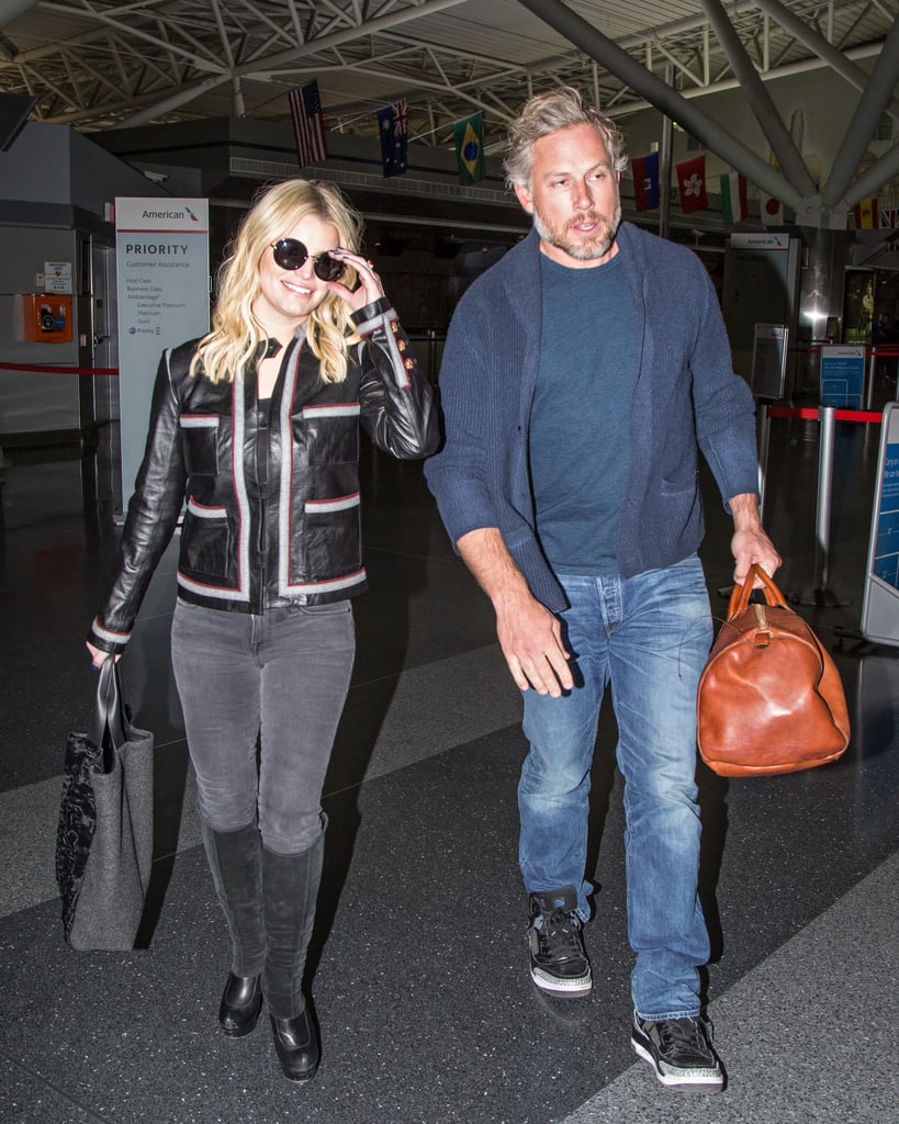 Jessica Simpson and Eric Johnson Out in NYC January 2016