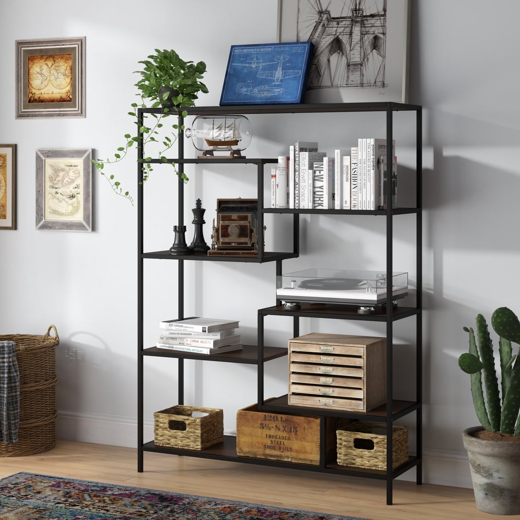 Hayner 65'' H x 48'' W Geometric Bookcase