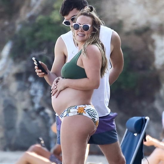 Hilary Duff Pregnant in a Bikini Pictures August 2018