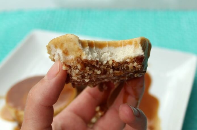 Caramel Cheesecake Bites