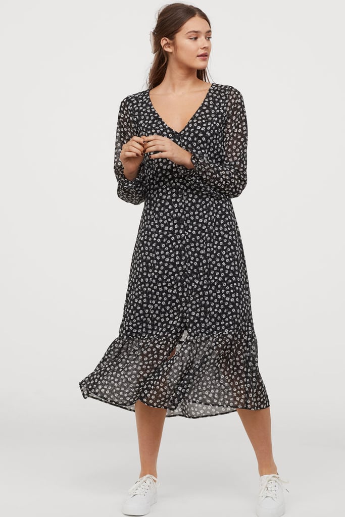 H&M Button-Front Dress