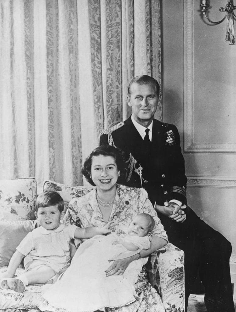 Prince Charles, Princess Elizabeth, Prince Philip, and Princess Anne, Clarence House