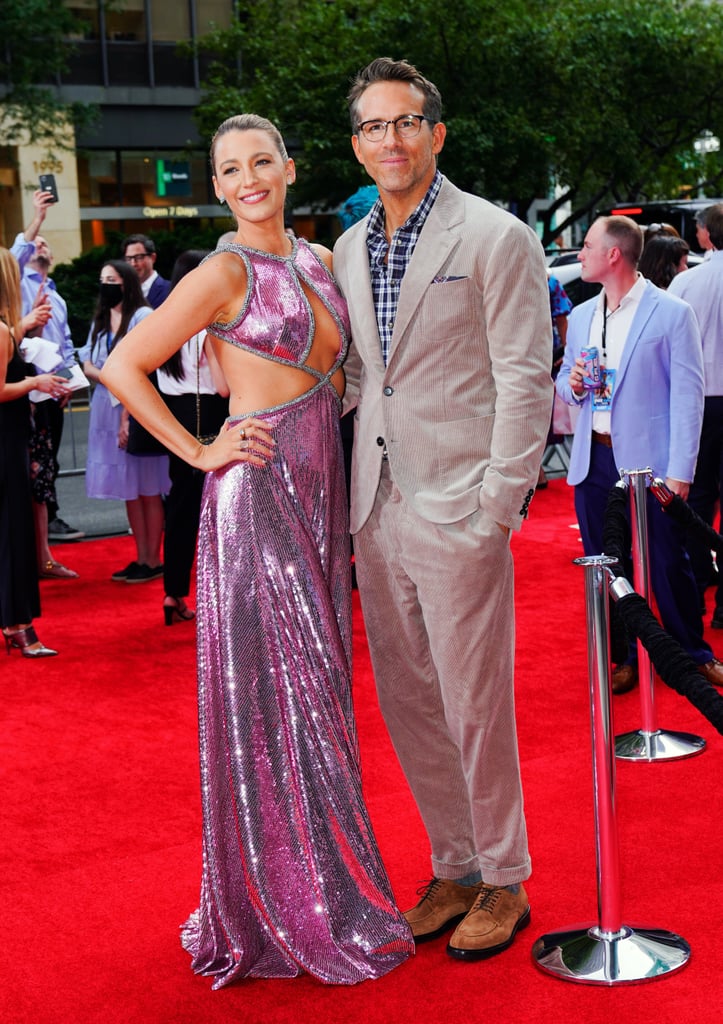 Blake Lively's Pink Prabal Gurung Dress With Ryan Reynolds