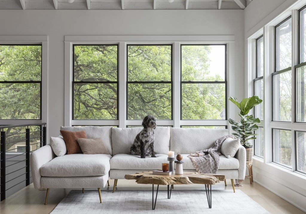 A Cozy Sectional: Albany Park Park Sectional Sofa