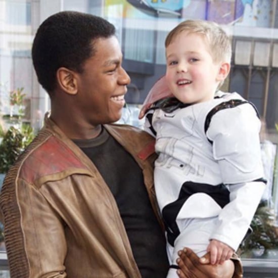 John Boyega Visits Sick Kids Dressed in Star Wars Costume