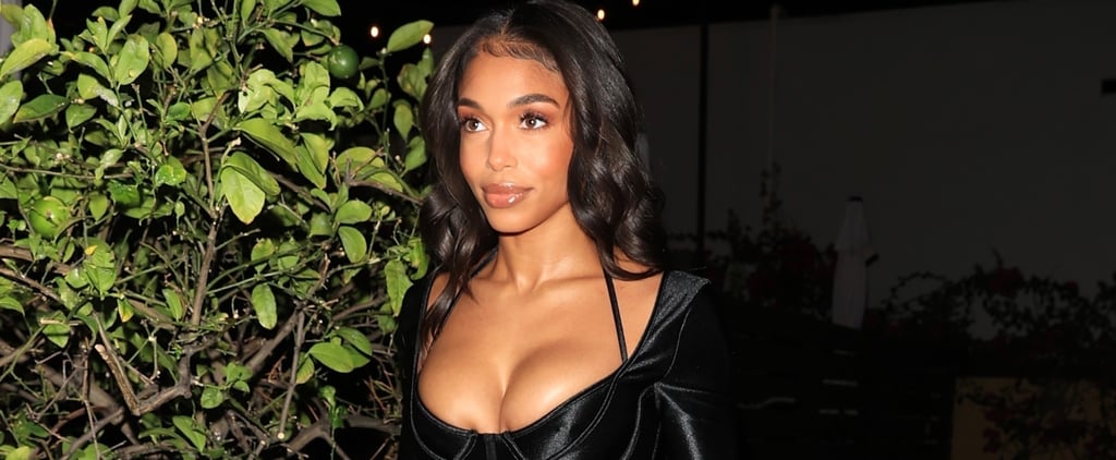 Lori Harvey Wears a Sexy Satin Corset Dress by House of CB