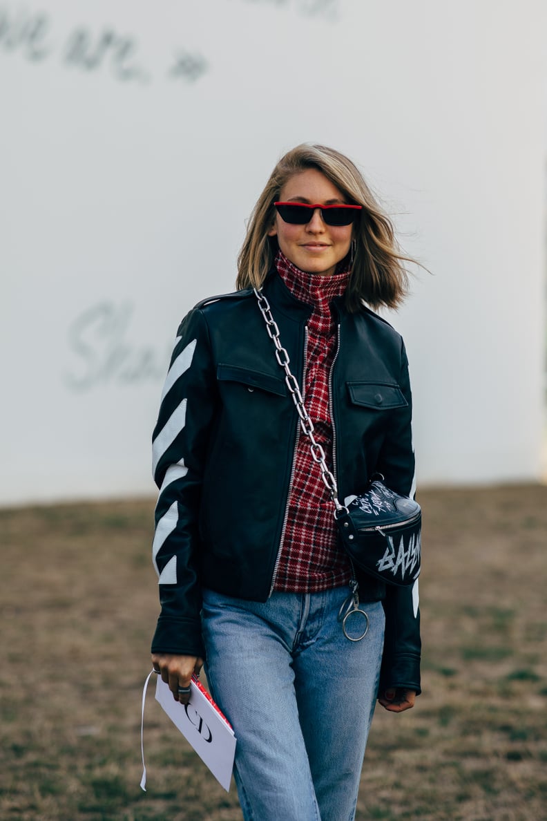 Play Up the Race Car Vibes With a Graphic Bag, Moto Jacket, and Cherry Shades