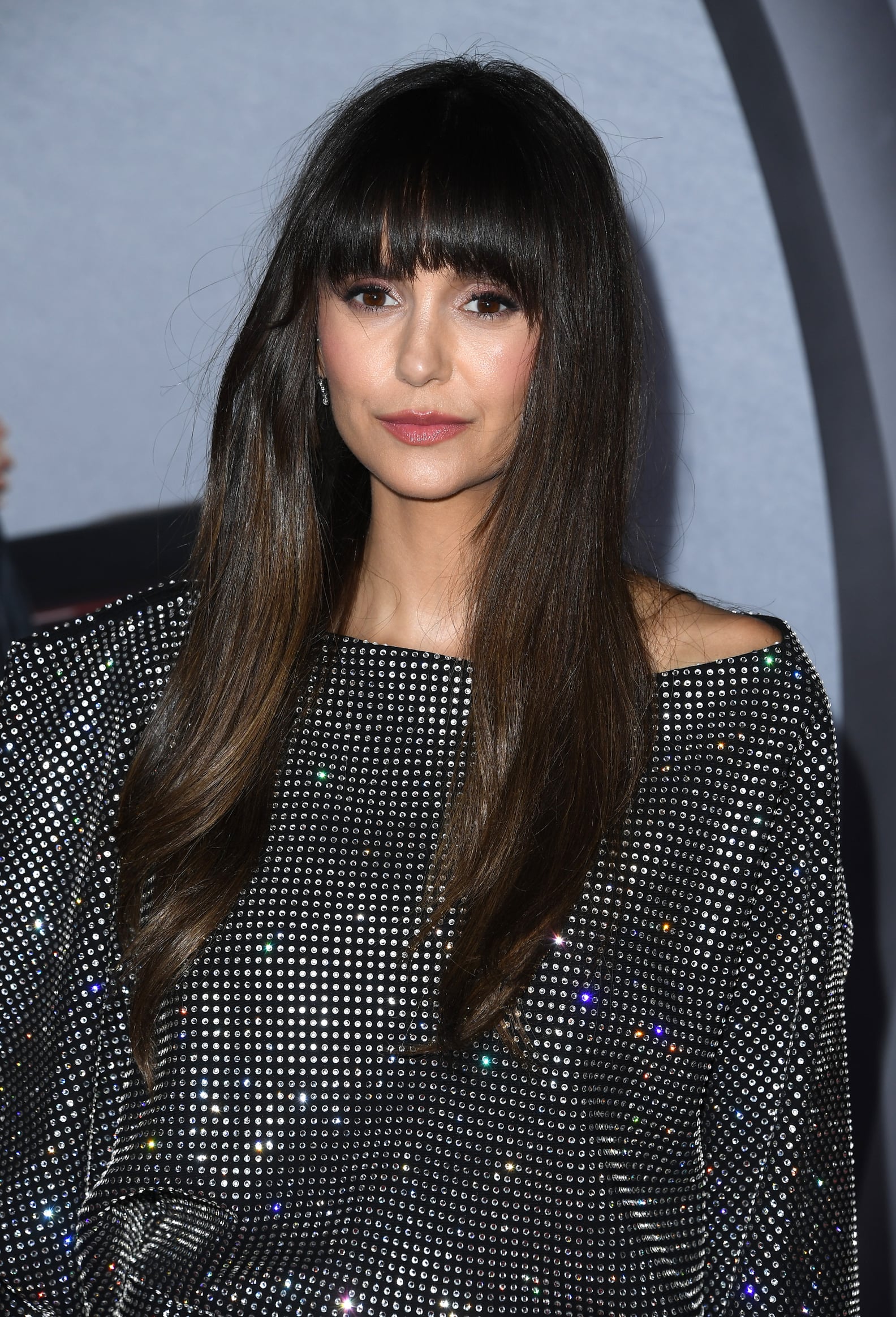 Nina Dobrev Brings Back Her Blunt Bangs PS Beauty