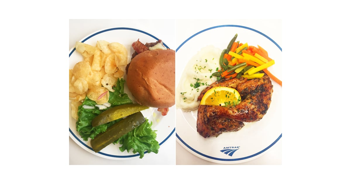 The food served on the dining car is downright impressive. Amtrak
