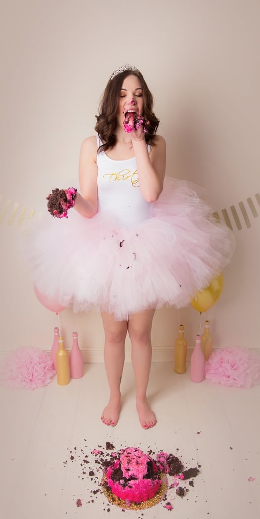Adult Cake Smash Birthday Photos
