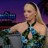 Anya Taylor-Joy Co-Designed Her Groovy Floral Print Catsuit With Richard Quinn