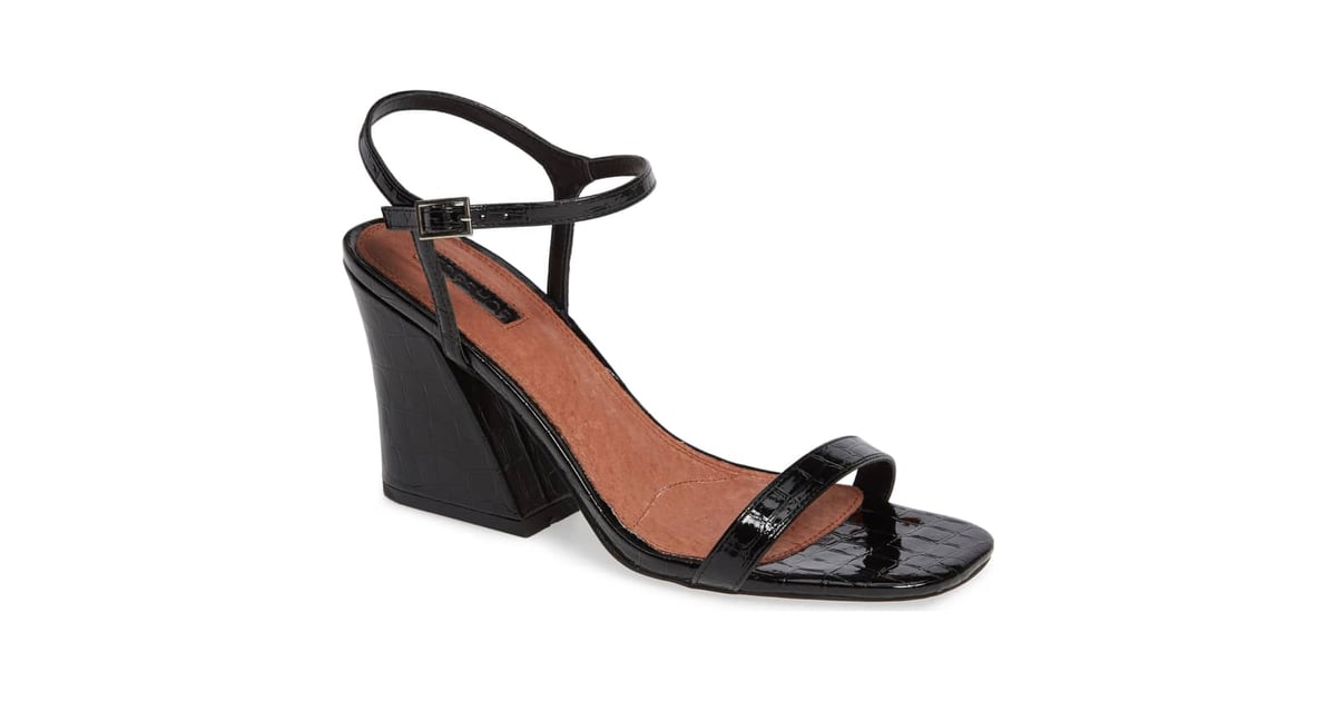 remy block heel sandals