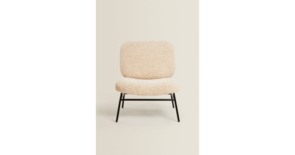 Shearling sales chair zara