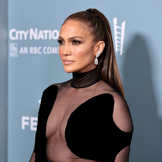 Jennifer Lopez's "J Lo" Initial Nails