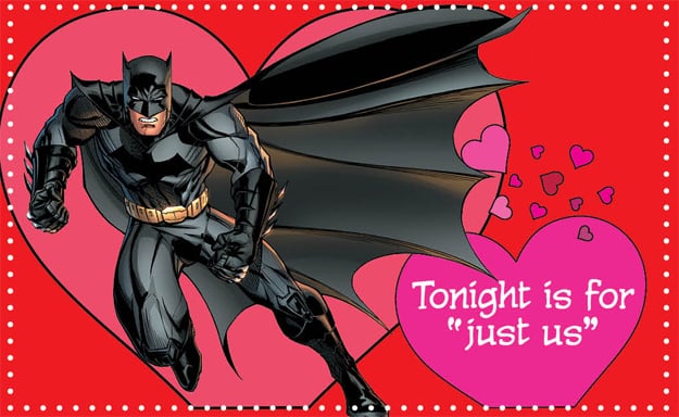Batman gets a lil' romantic in this valentine in the Young Romance book ($18) from DC Comics.