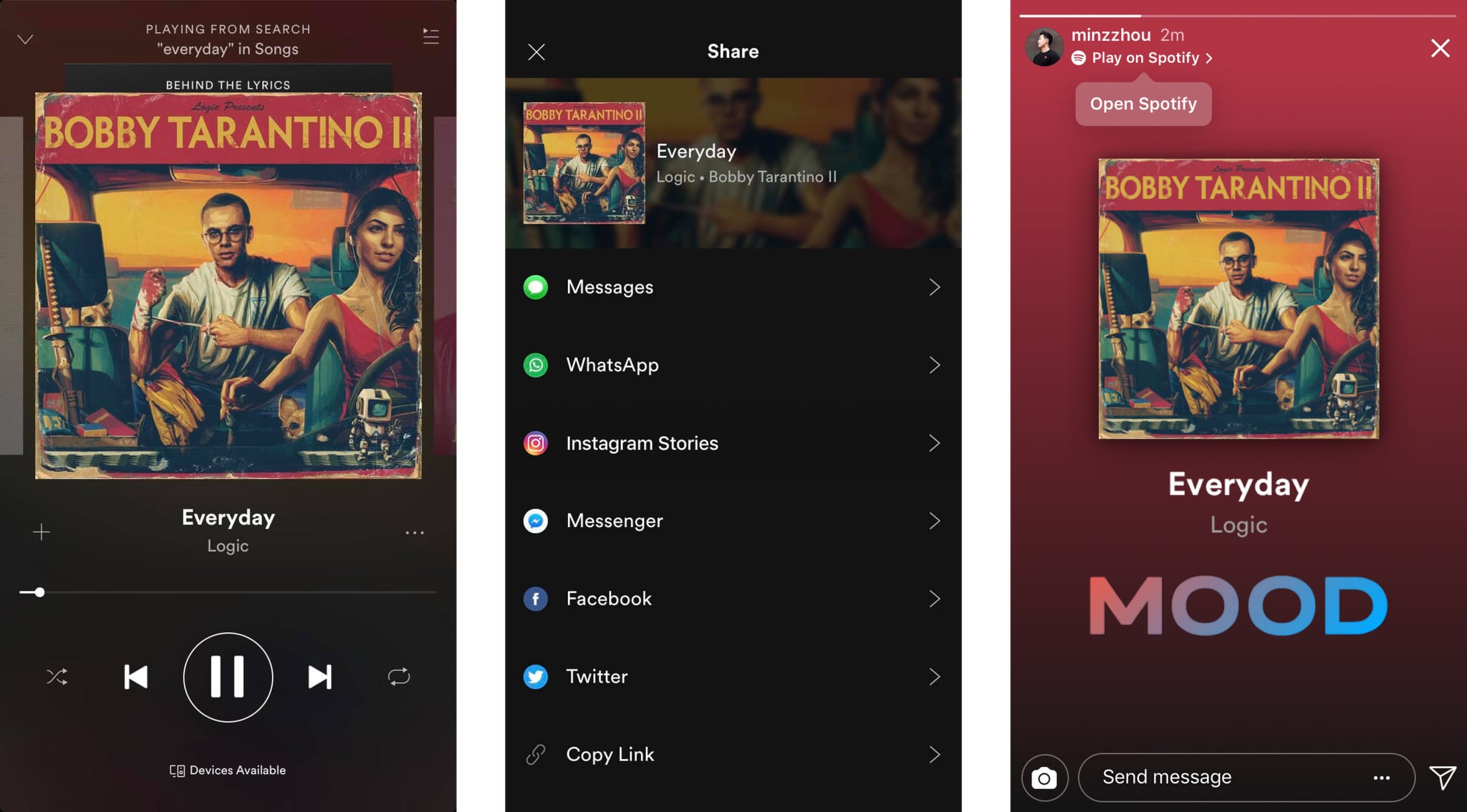 How Can You Share a Spotify Song on Instagram? | POPSUGAR News - 2048 x 1134 jpeg 200kB