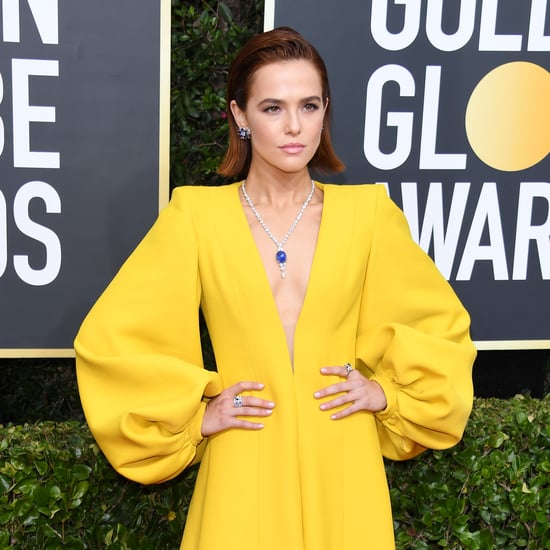 Zoey Deutch Stunned in a Fendi Jumpsuit at the Golden Globes