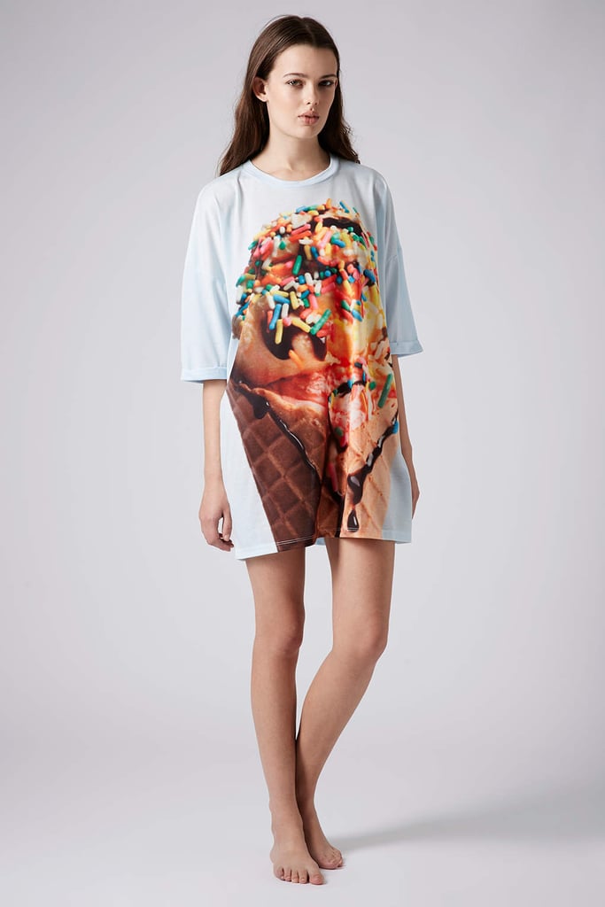 Topshop Ice Cream Print Sleep Tee