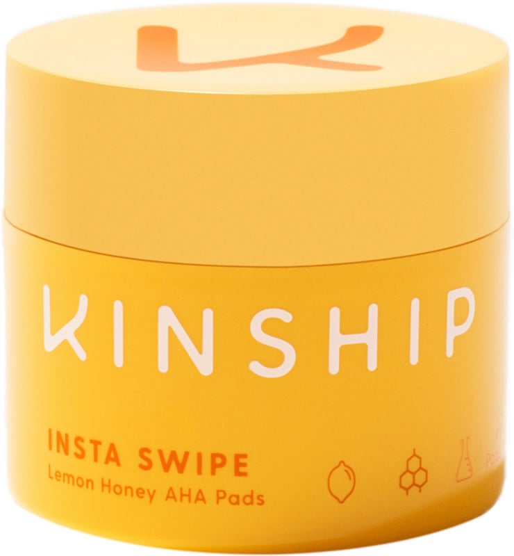 Kinship Insta Swipe Lemon Honey AHA Exfoliating Pads