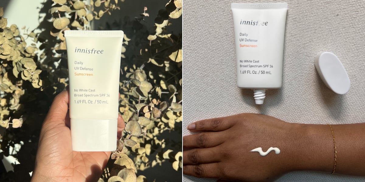Innisfree Daily UV Defense Sunscreen Review With Photos POPSUGAR Beauty