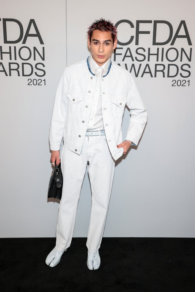 Evan Mock at the 2021 CFDA Fashion Awards