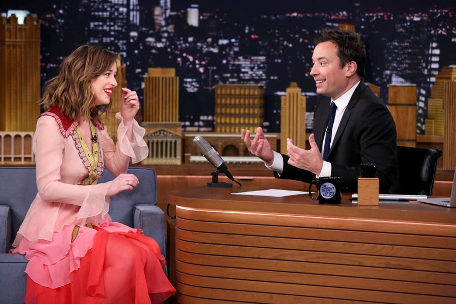 Dakota Johnson Wore the Best Gucci Dress on 'The Tonight Show