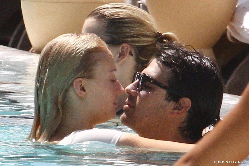 Joe Jonas and Sophie Turner Kissing in Miami August 2018