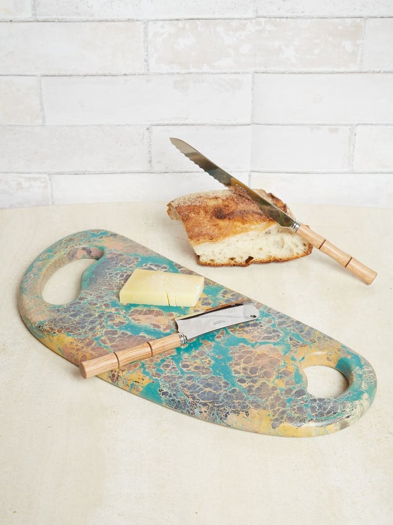 Sabre Bamboo Bread and Cheese Knives