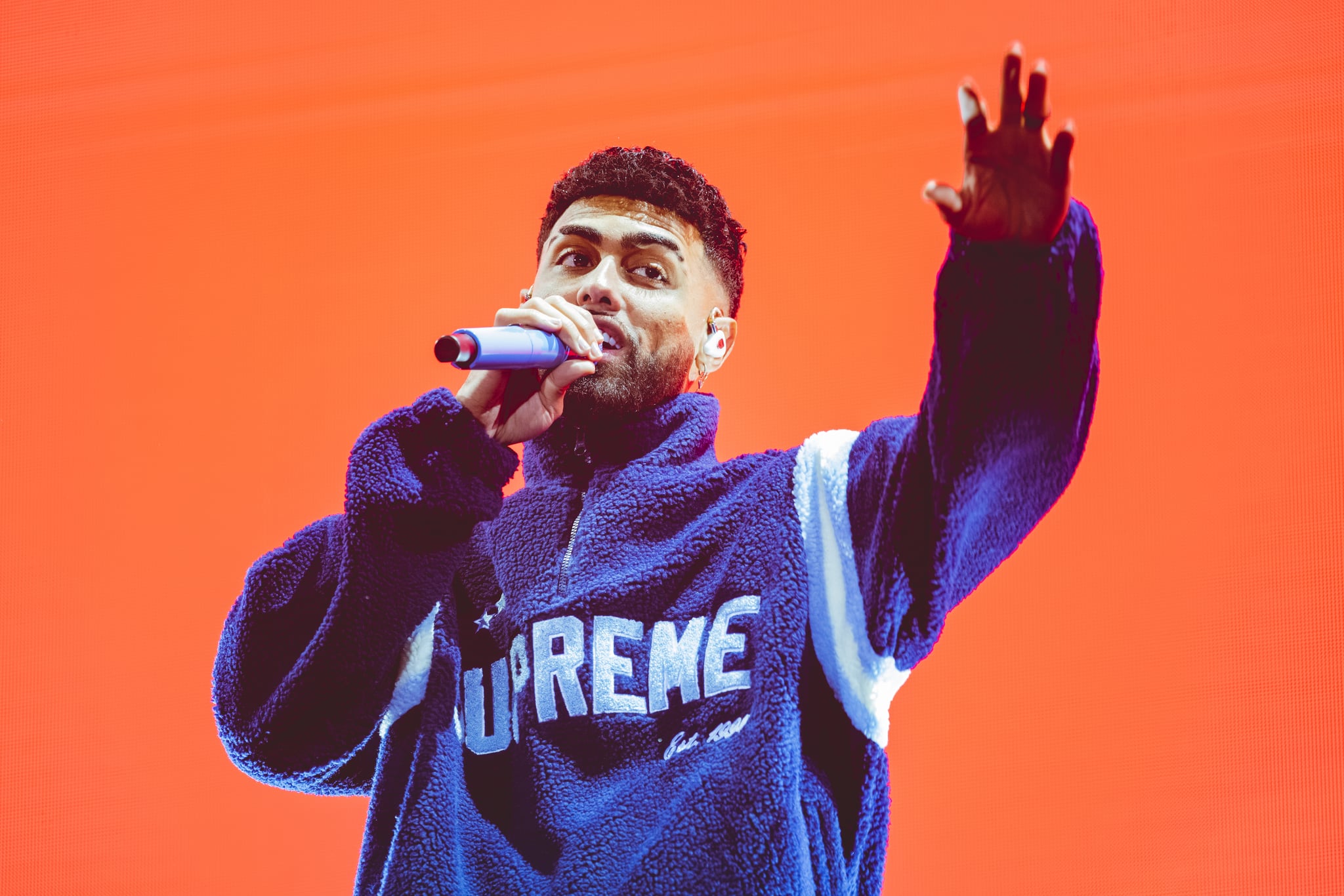  Puerto Rican singer and songwriter Jay Wheeler performs on stage at Wizink Center on November 08, 2023 in Madrid, Spain. (Photo by Mariano Regidor/Redferns)