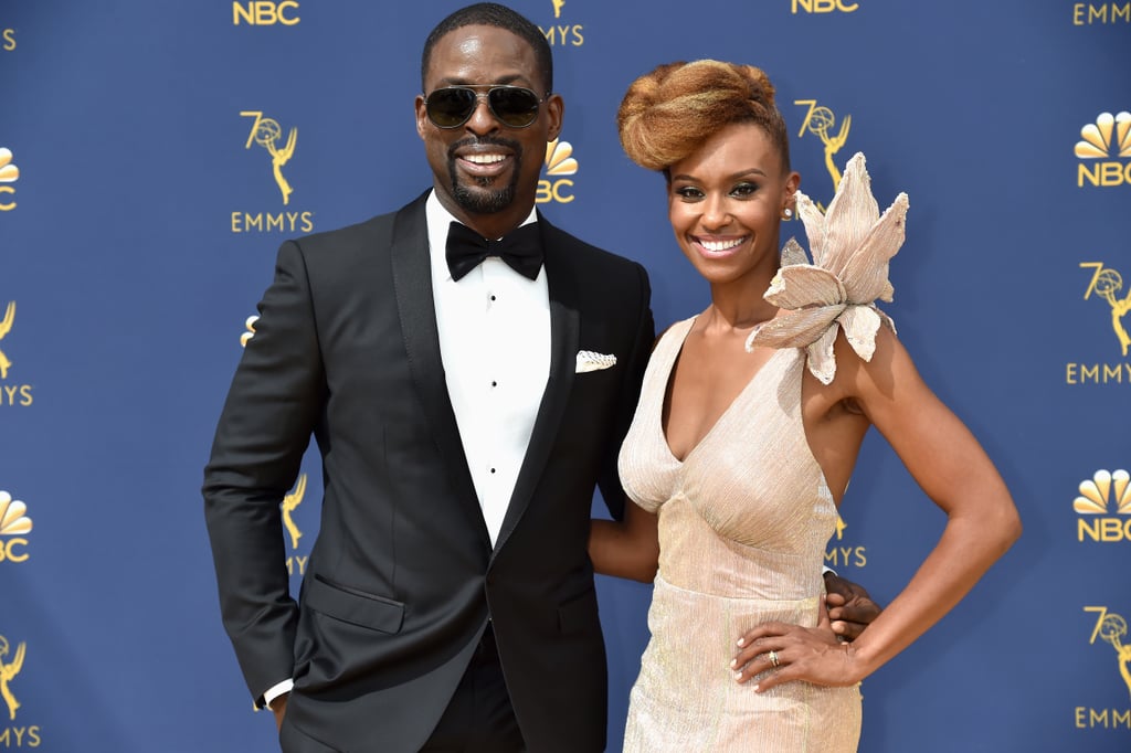 Sterling K. Brown and Ryan Michelle Bathe at the 2018 Emmys