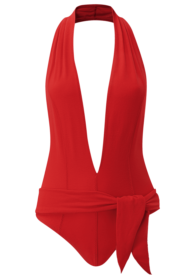 Priyanka Chopra Red Swimsuit | POPSUGAR Fashion