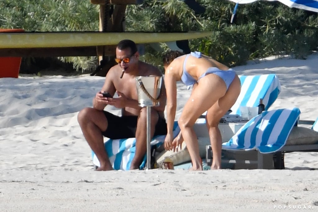 Jennifer Lopez and Alex Rodriguez in the Bahamas March 2019