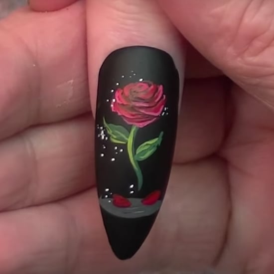 Beauty and the Beast Nail Art Design