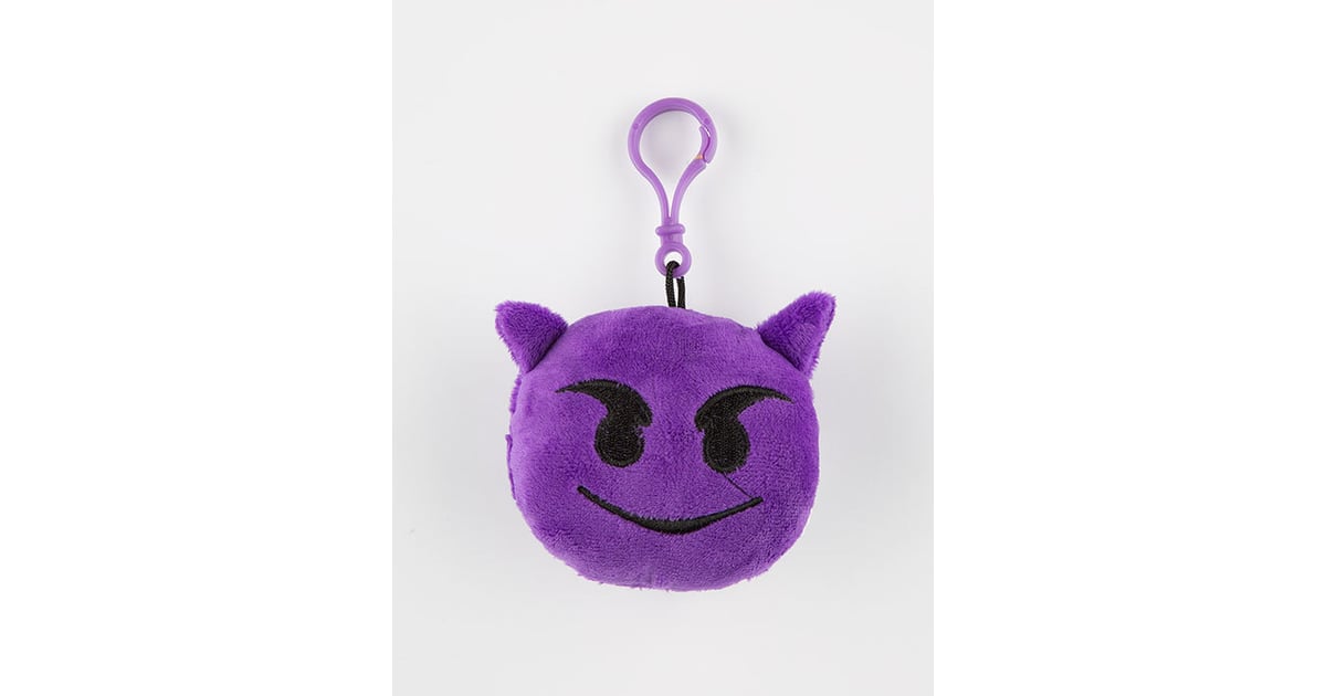 Plush Devil Emoji Keychain Emoji Back to School Supplies and Clothes