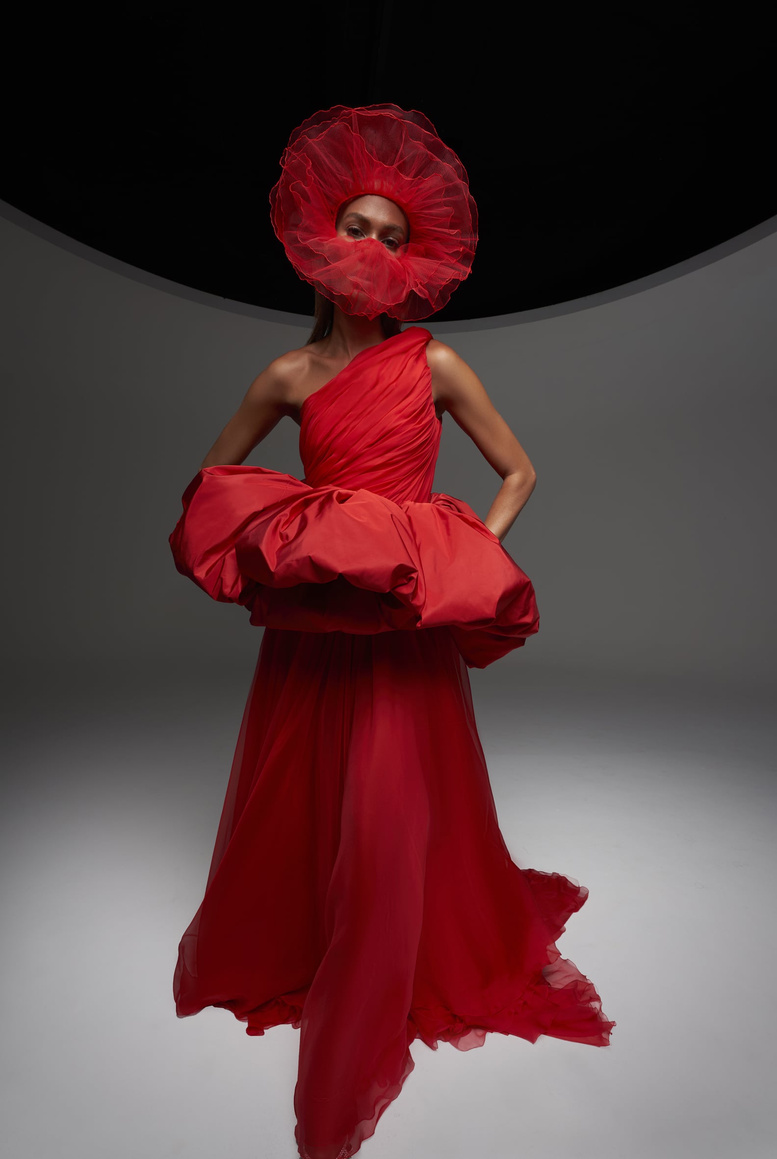 Joan Smalls Models Giambattista Valli's Couture Collection | POPSUGAR ...