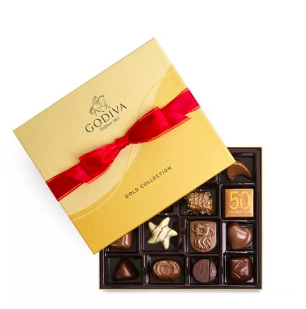 Gold Chocolate Box