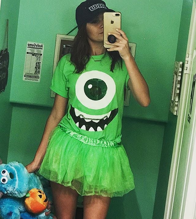 Diy Mike Wazowski Halloween Costume From Monsters Inc Mike Wazowski Hot Sex Picture 1819